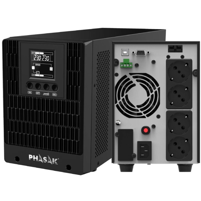 Phasak Smart Pro Online PH 9220 2000 VA 1800 W Torre